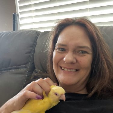 Lutino Dusky Conure For sale